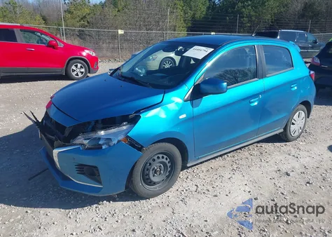 2024 Mitsubishi Mirage Es/Le z USA, uszkodzony, nr VIN ML32AUHJ9RH007542